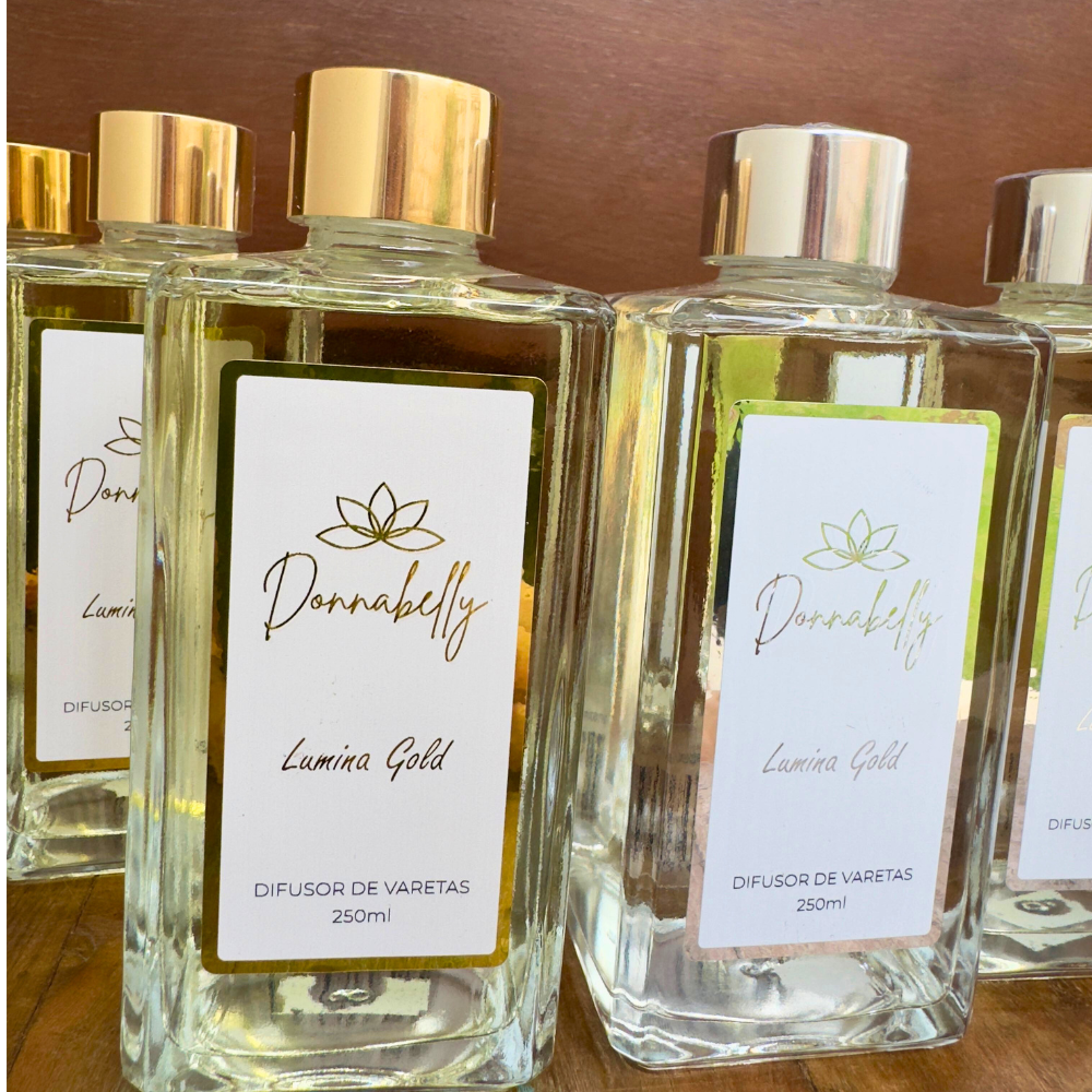 Difusor de Varetas Donnabelly Lumina Gold...