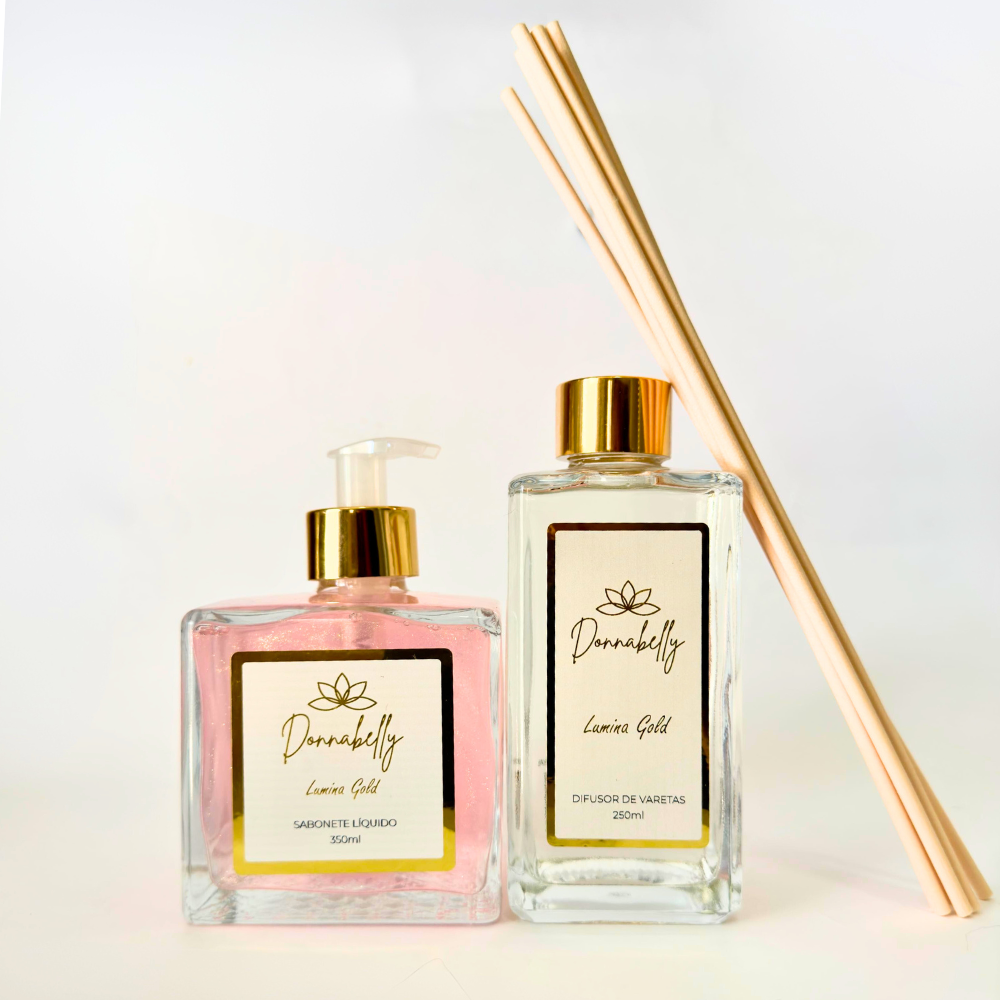 Difusor de Varetas Donnabelly Lumina Gold...