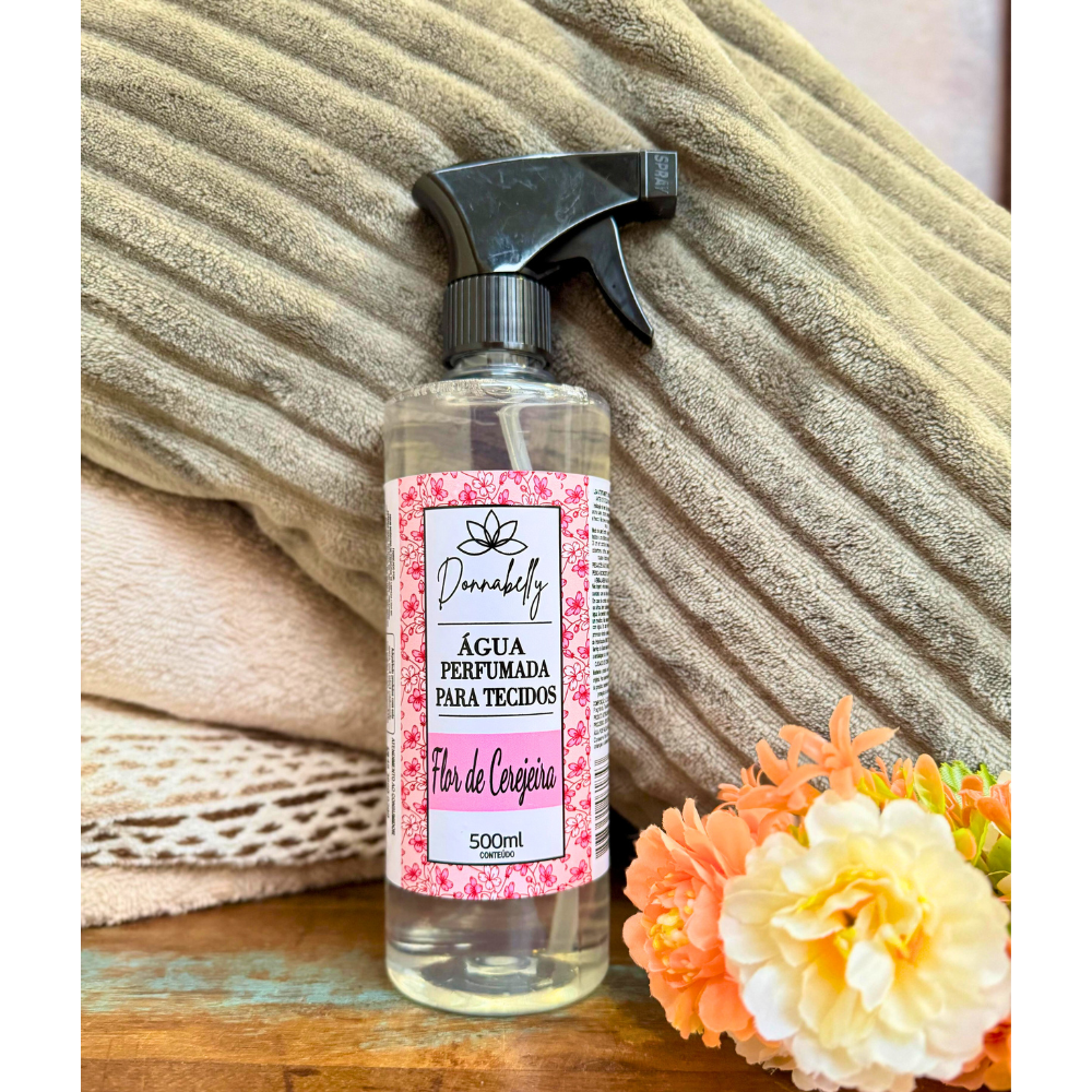 Água Perfumada para Tecidos Flor de Cerej...