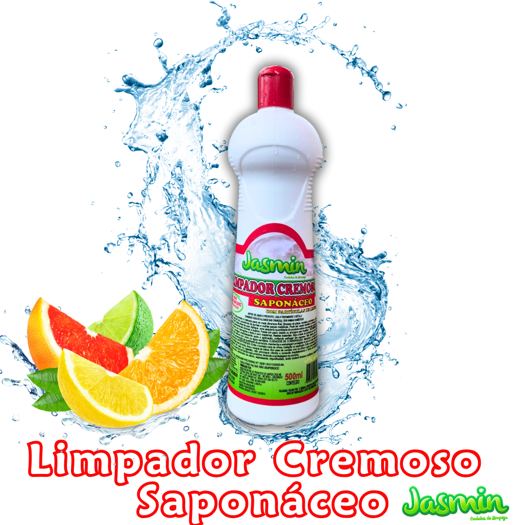 Limpador Cremoso Saponáceo Jasmin 500ml