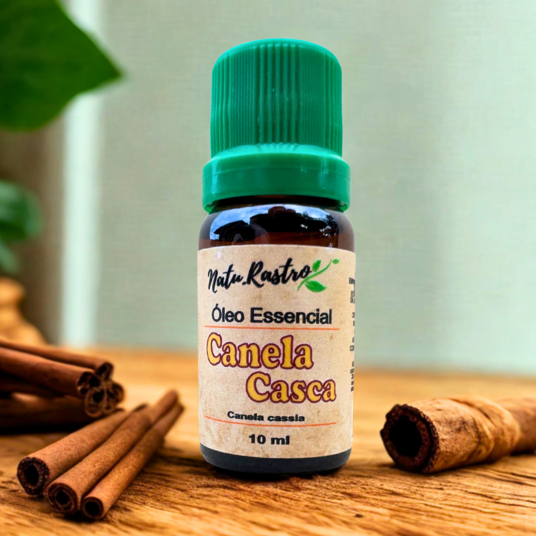 Óleo Essencial de Canela Casca Natu.Rastr...