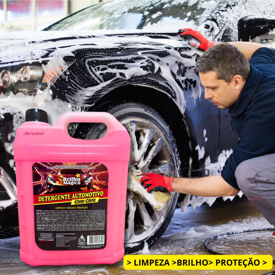 Detergente Automotivo com Cera Brilho Mág...