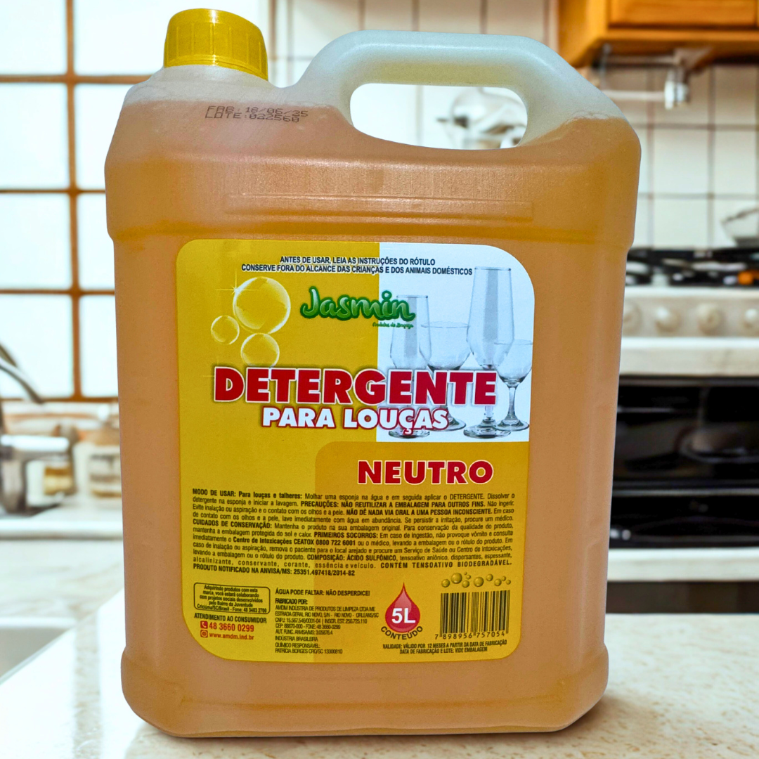 Detergente Lava Louças Jasmin NEUTRO 5LT ...