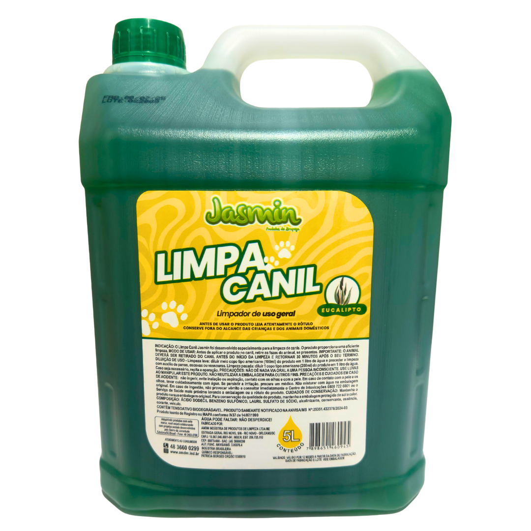Limpa Canil Eucalipto Jasmin 5LT - deterg...