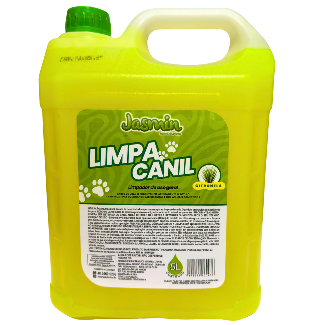 Limpa Canil Citronela Jasmin 5LT - deterg...