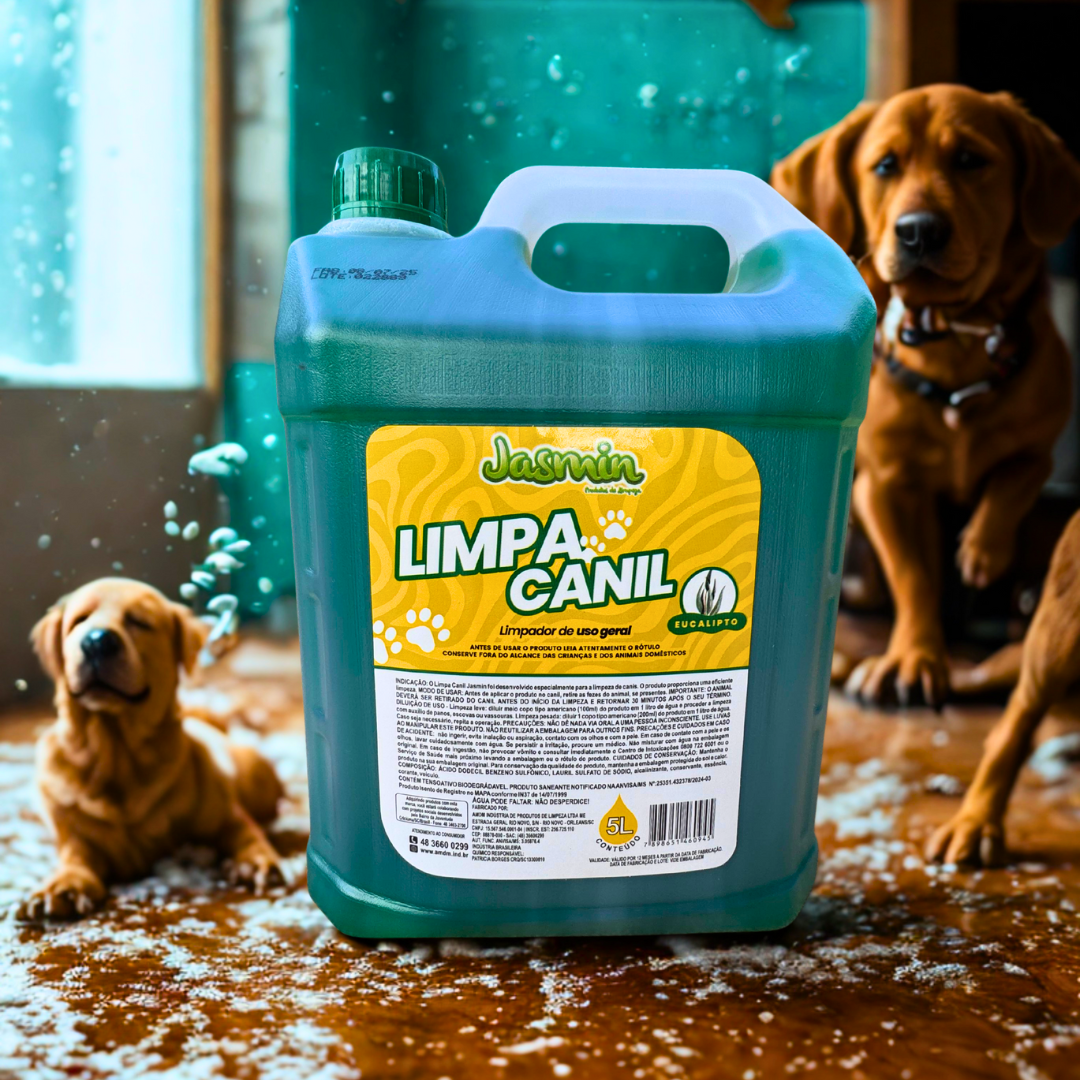 Limpa Canil Eucalipto Jasmin 5LT - deterg...