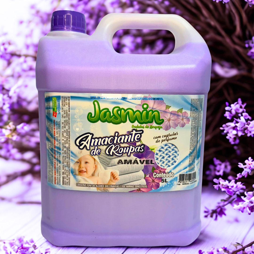 Amaciante de Roupas Jasmin Amável com cáp...