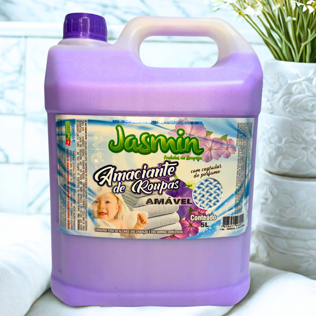 Amaciante de Roupas Jasmin Amável com cáp...
