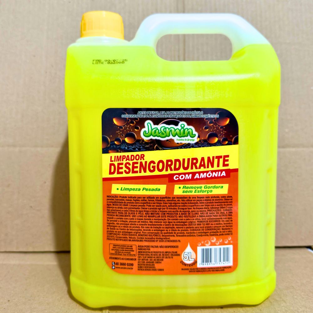Limpador Desengordurante com Amônia 5L Ja...