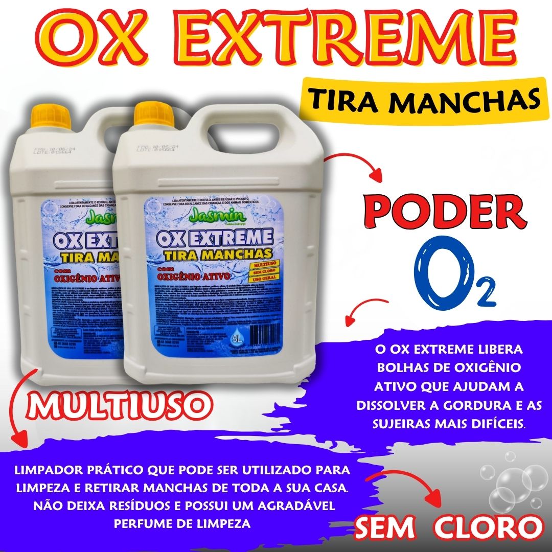 Ox Extreme Tira Manchas Jasmin 5L - Multi...
