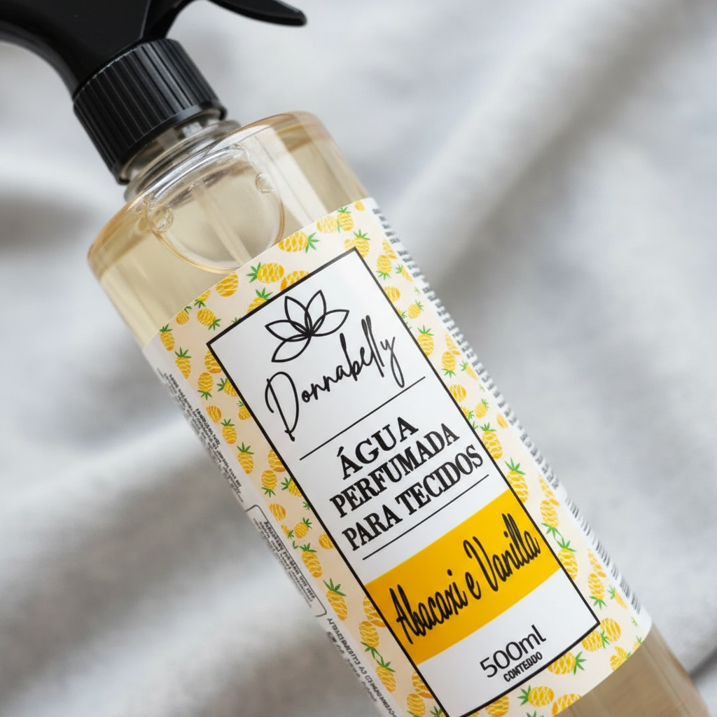 Água Perfumada para Tecidos Abacaxi e Van...