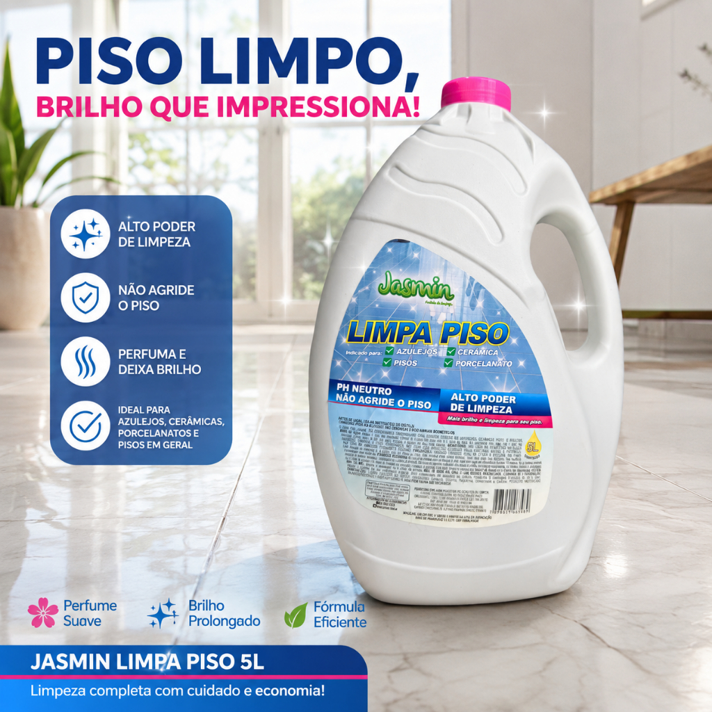 Limpa Piso Perfumado 5L | Limpeza Profund...