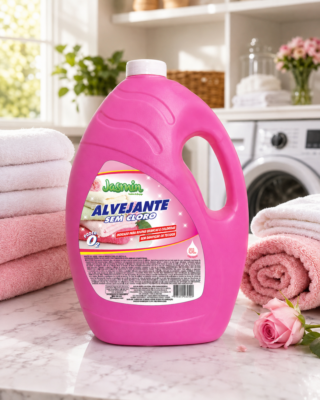 Alvejante sem Cloro Jasmin 5LT - Clareia ...