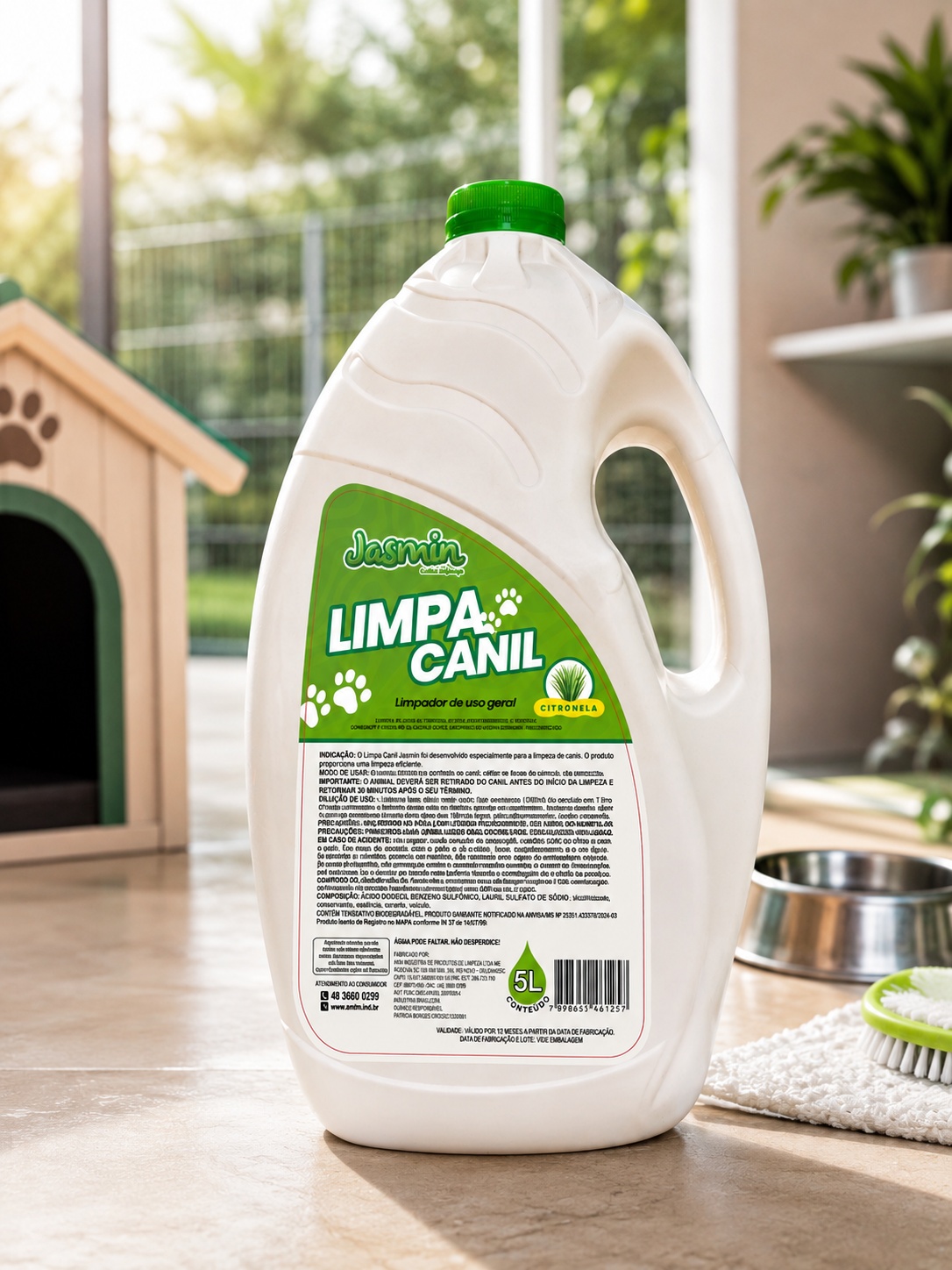 Limpa Canil Citronela Jasmin 5LT - deterg...